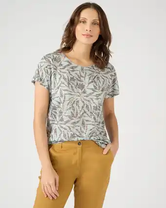 Damart T-shirt maille dévorée aanbieding