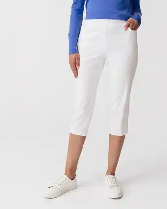 Damart Pantacourt en gabardine de coton stretch aanbieding