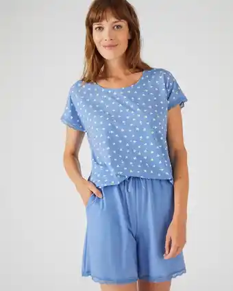 Damart Pyjashort Maille jersey Climatyl aanbieding