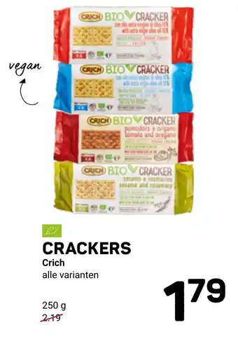 Ekoplaza Crich Crackers 250g aanbieding