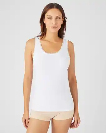 Damart Débardeur maille jersey coton peigné aanbieding