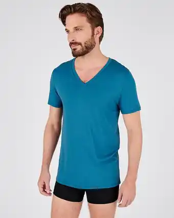 Damart T-shirt col V Climatyl aanbieding