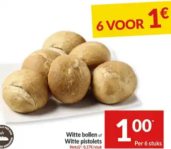 Intermarché Witte bollen of Witte pistolets aanbieding