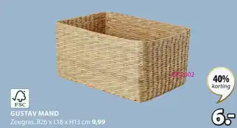 Jysk GUSTAV MAND 26 x 18  x13cm aanbieding