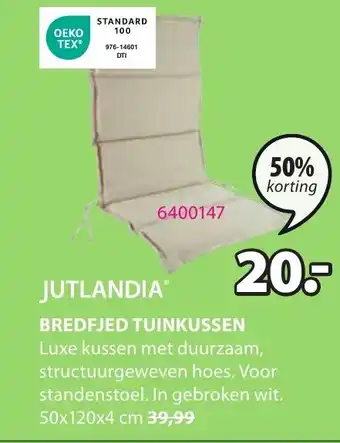 Jysk JUTLANDIA BREDFJED TUINKUSSEN aanbieding
