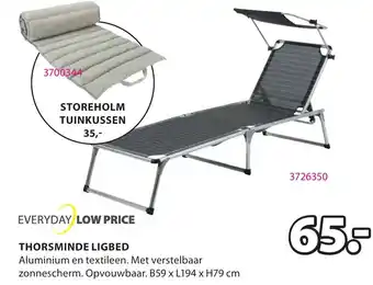 Jysk THORSMINDE LIGBED aanbieding