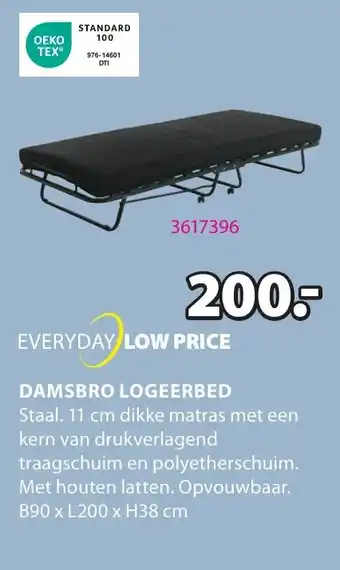 Jysk DAMSBRO LOGEERBED aanbieding