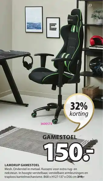 Jysk LAMDRUP GAMESTOEL aanbieding
