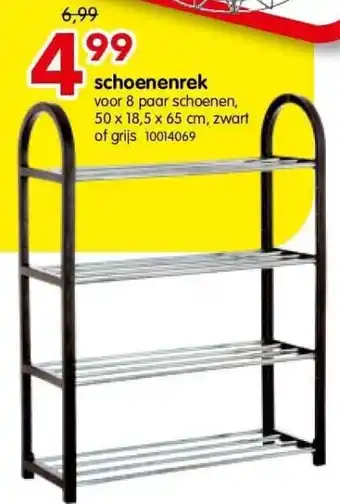 Yess schoenenrek aanbieding