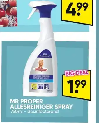 Big Bazar MR PROPER ALLESREINIGER SPRAY aanbieding