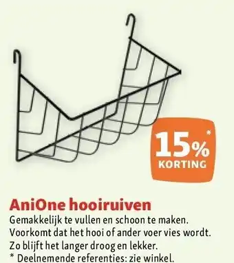 Maxi Zoo AniOne hooiruiven aanbieding