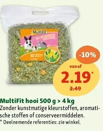 Maxi Zoo MultiFit hooi 500 g > 4 kg aanbieding