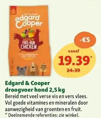 Maxi Zoo Edgard & Cooper droogvoer hond 2,5 kg aanbieding