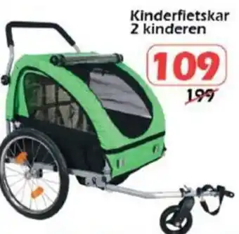 iTEK Kinderfietskar 2 kinderen aanbieding