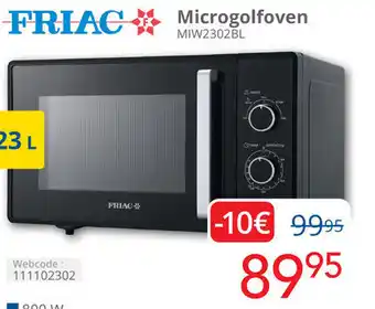 Eldi FRIAC Microgolfoven MIW2302BL aanbieding