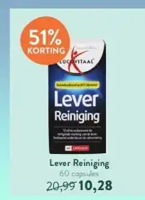 Holland & Barrett Lever Reiniging 60 capsules aanbieding