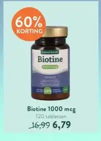 Holland & Barrett Biotine 1000 mcg 120 tabletten aanbieding