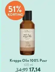 Holland & Barrett Krappa Olie 100% Puur 100 ml aanbieding