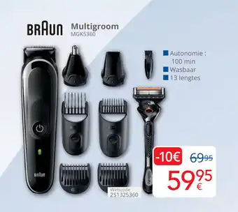 Eldi BRAUN Multigroom MGK5360 aanbieding