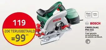Brico BOSCH CIRKELZAAG PKS 55A aanbieding