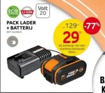 Brico PACK LADER + BATTERIJ aanbieding