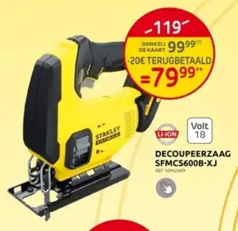 Brico DECOUPEERZAAG SFMCS600B-XJ aanbieding