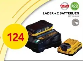 Brico LADER + 2 BATTERIJEN aanbieding