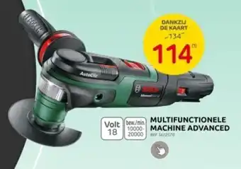 Brico MULTIFUNCTIONELE MACHINE ADVANCED aanbieding