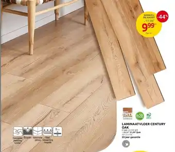 Brico LAMINAATVLOER CENTURY OAK aanbieding