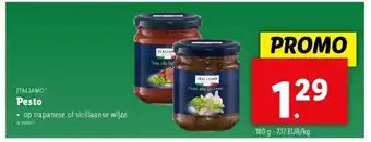 Lidl Pesto aanbieding