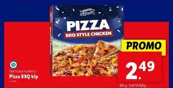 Lidl Pizza BBQ kip aanbieding