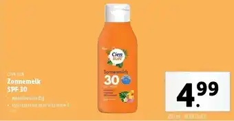 Lidl Zonnemelk SPF 30 aanbieding
