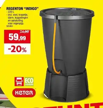 Hubo REGENTON “INDIGO” aanbieding