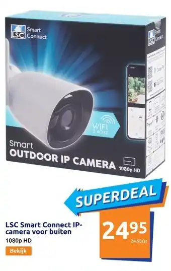 Action LSC Smart Connect IP-camera voor buiten aanbieding