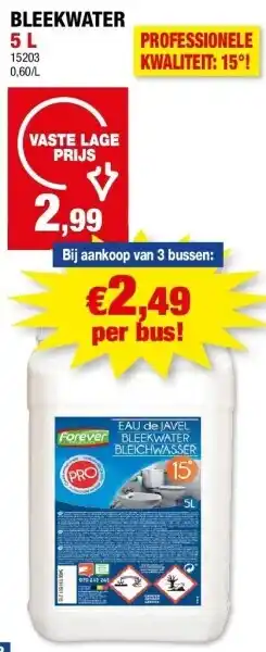 Hubo BLEEKWATER 5 L aanbieding