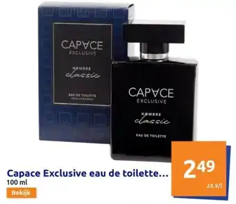Action Capace Exclusive eau de toilette Hombre Classic aanbieding