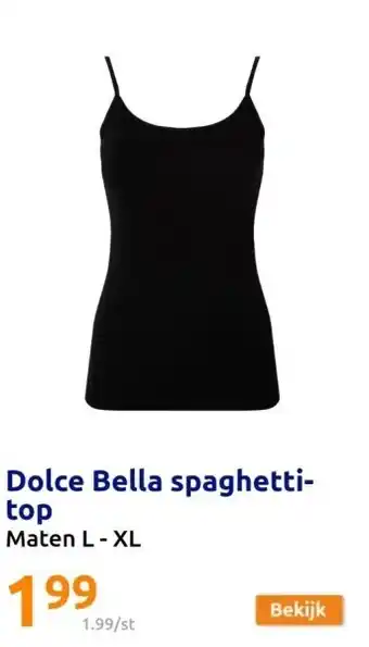 Action Dolce Bella spaghetti-top aanbieding