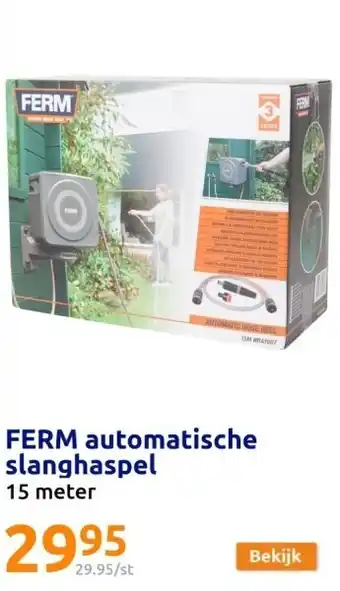 Action FERM automatische slanghaspel aanbieding