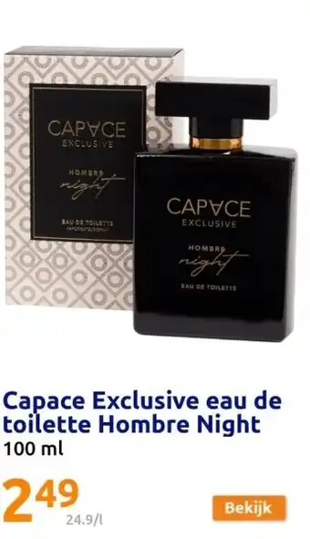 Action Capace Exclusive eau de toilette Hombre Night aanbieding