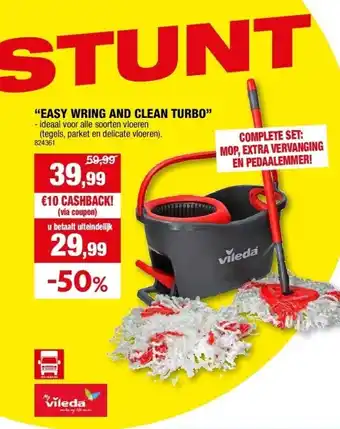 Hubo “EASY WRING AND CLEAN TURBO” aanbieding