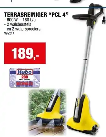 Hubo TERRASREINIGER “PCL 4” aanbieding