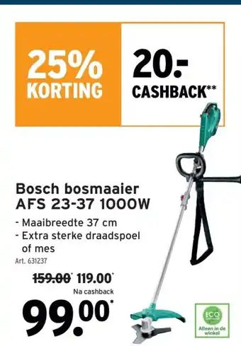 GAMMA Bosch bosmaaier AFS 23-37 1000W aanbieding