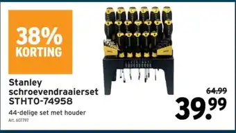 GAMMA Stanley schroevendraaierset STHTO-74958 aanbieding