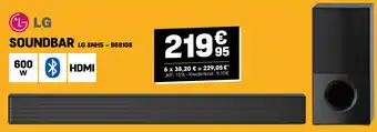 Electro Depot LG SOUNDBAR LG SNH5 - 968108 aanbieding