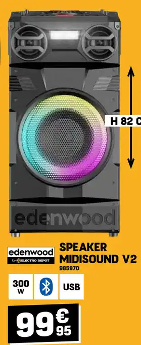 Electro Depot edenwood SPEAKER MIDISOUND V2 aanbieding
