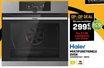 Electro Depot Haier MULTIFUNCTIONELE OVEN aanbieding