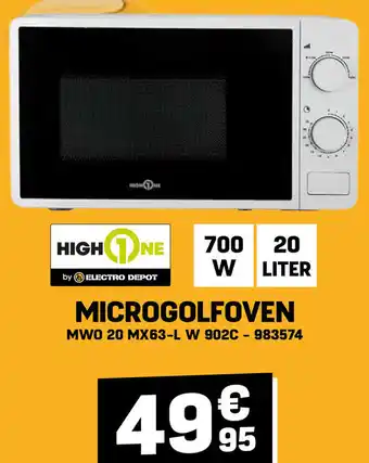 Electro Depot MICROGOLFOVEN aanbieding