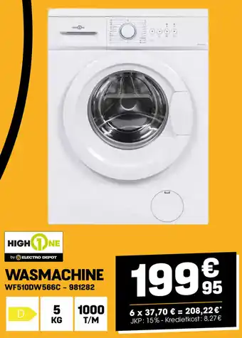 Electro Depot WASMACHINE aanbieding