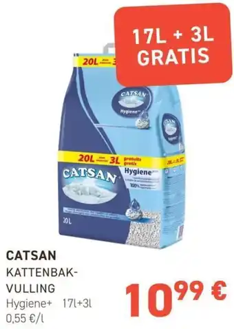 CATSAN KATTENBAKVULLING