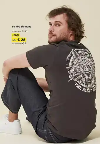 Molecule T-shirt Element aanbieding